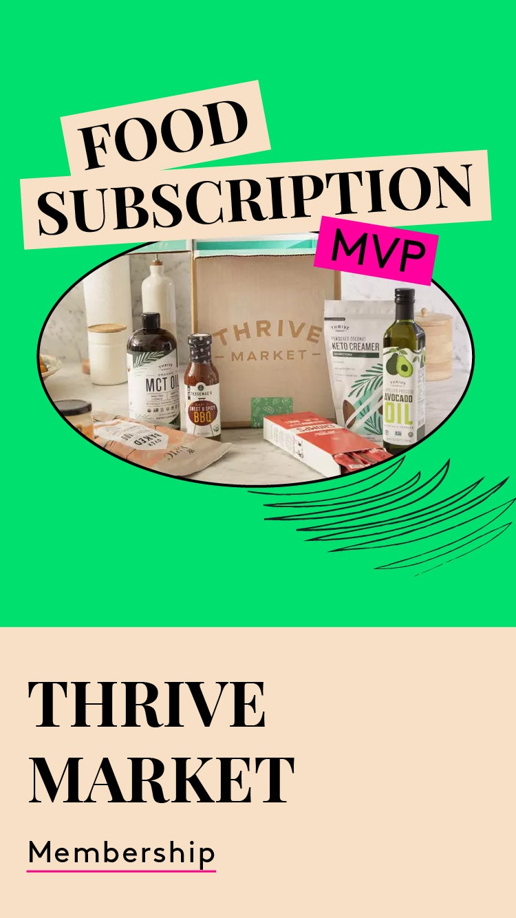 Thrive Market Food Subecription. This is a photo of a membership bundle.
