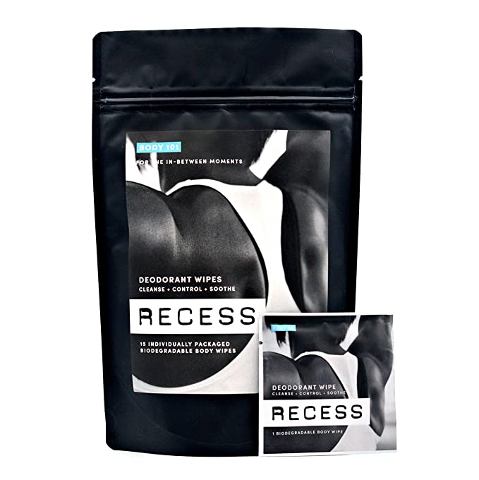 Recess + AluminumFree Deodorant Wipes