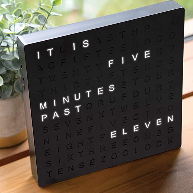 Sharper Light-Up Word Clock