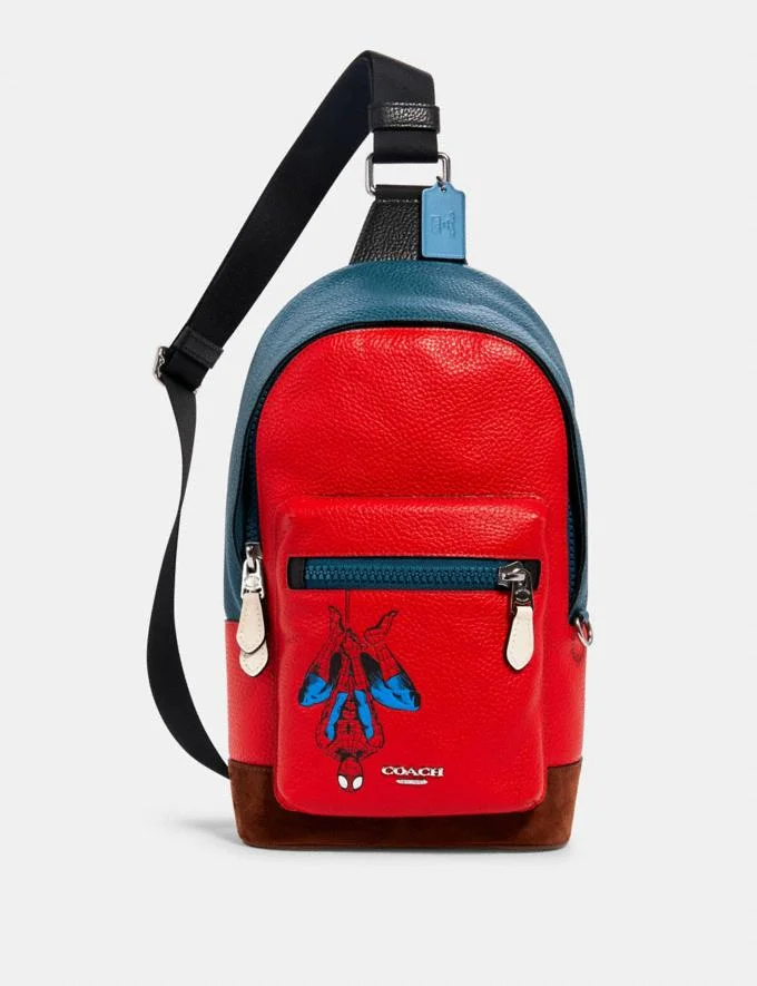 Coach x Marvel + Marvel West Pack With Spider-Man