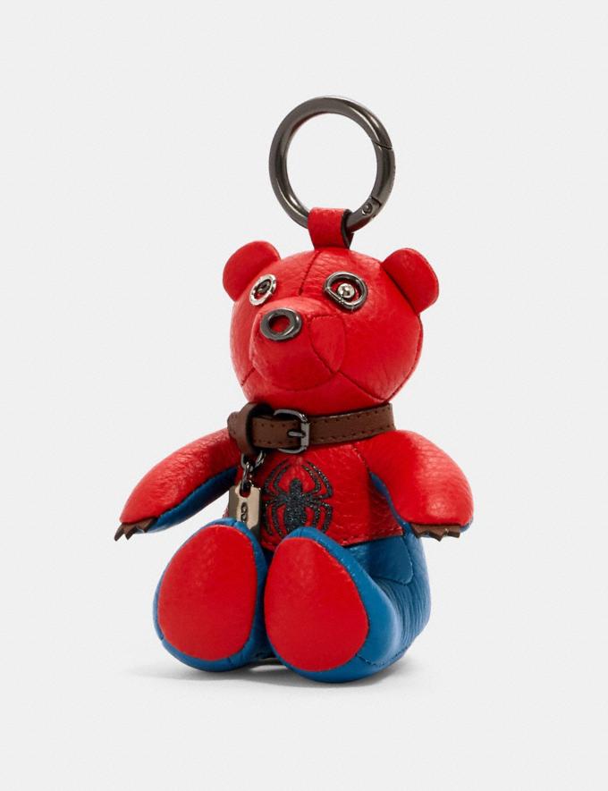 Coach x Marvel + Marvel SpiderMan Collectible Bear Bag Charm