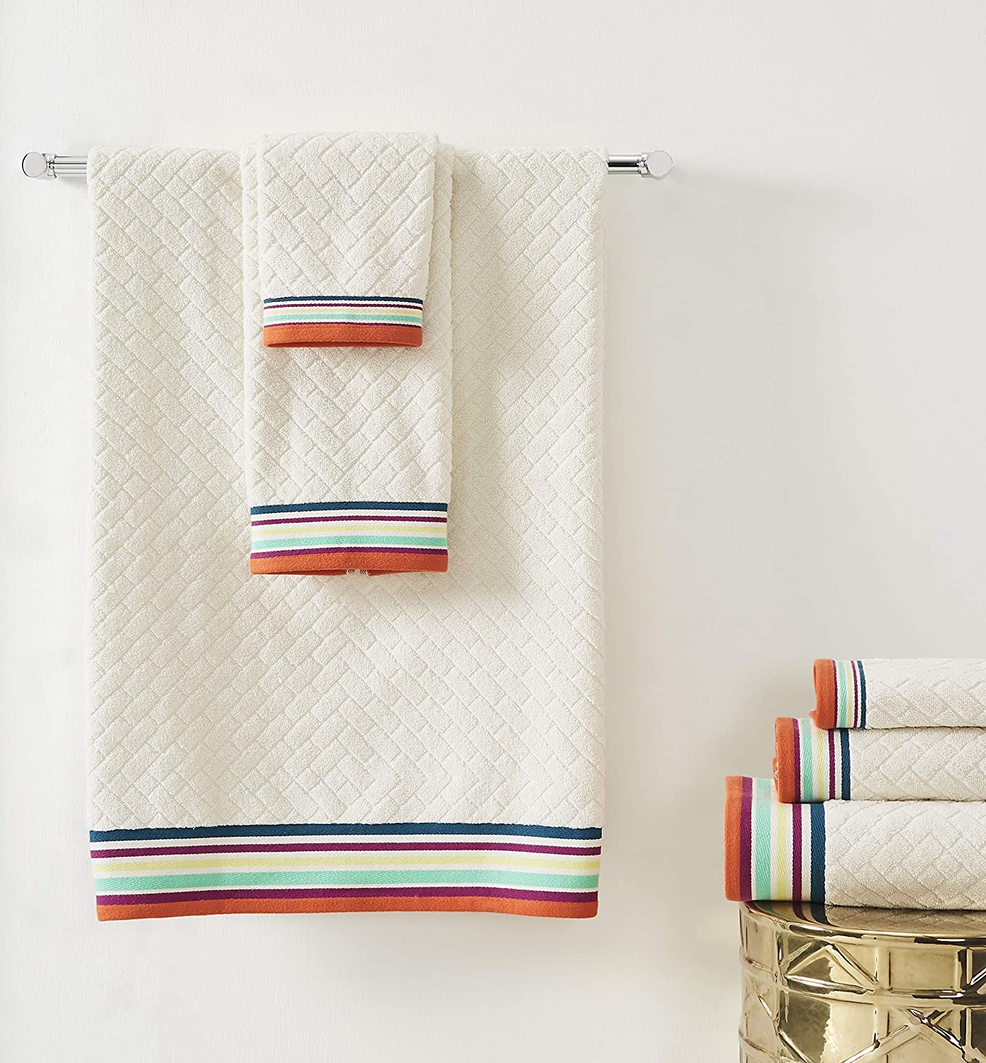 Refinery29 + River Collection 100 Cotton Modern Luxury Ultra Soft Bath Towel Set