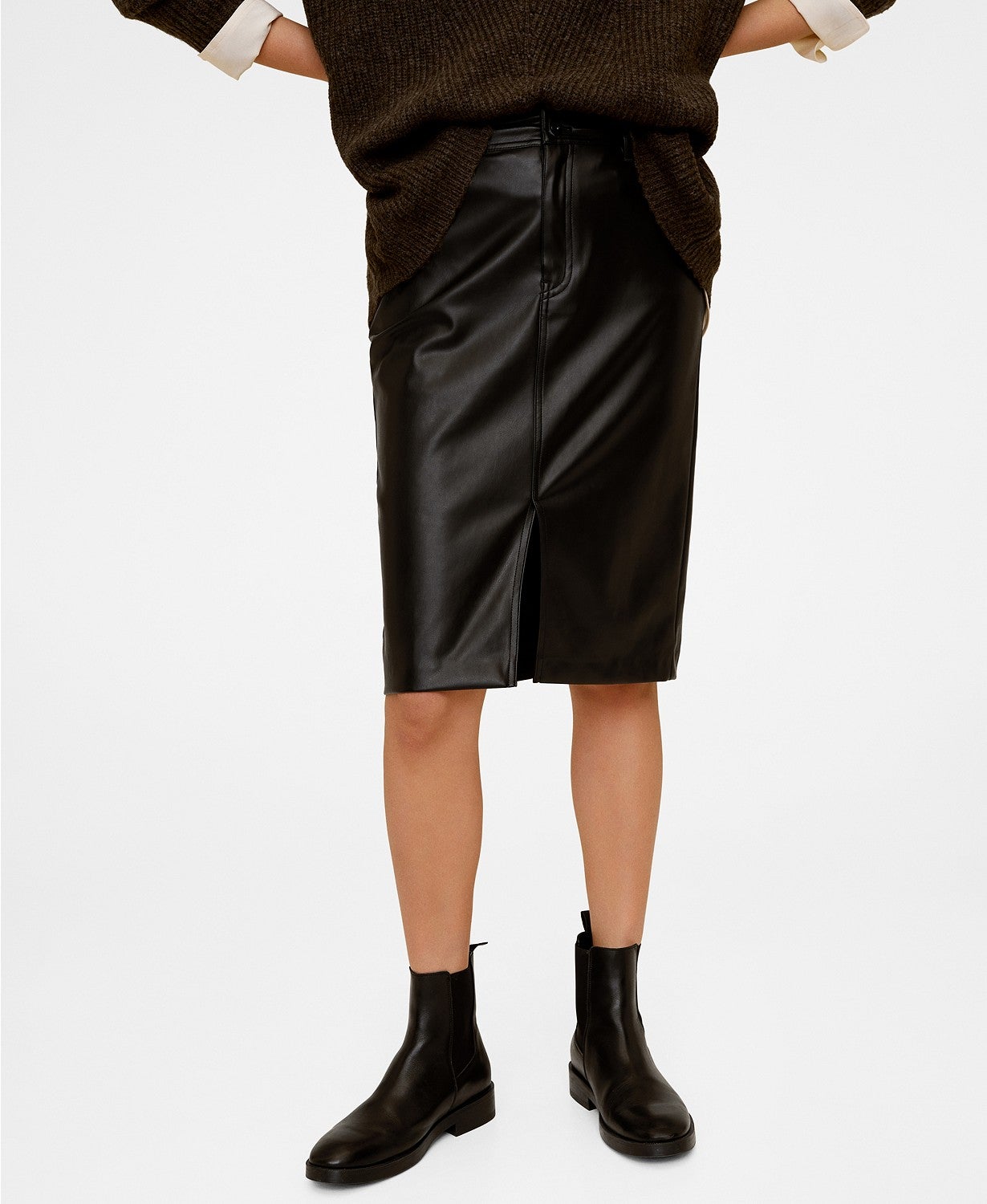 cos denim skirt