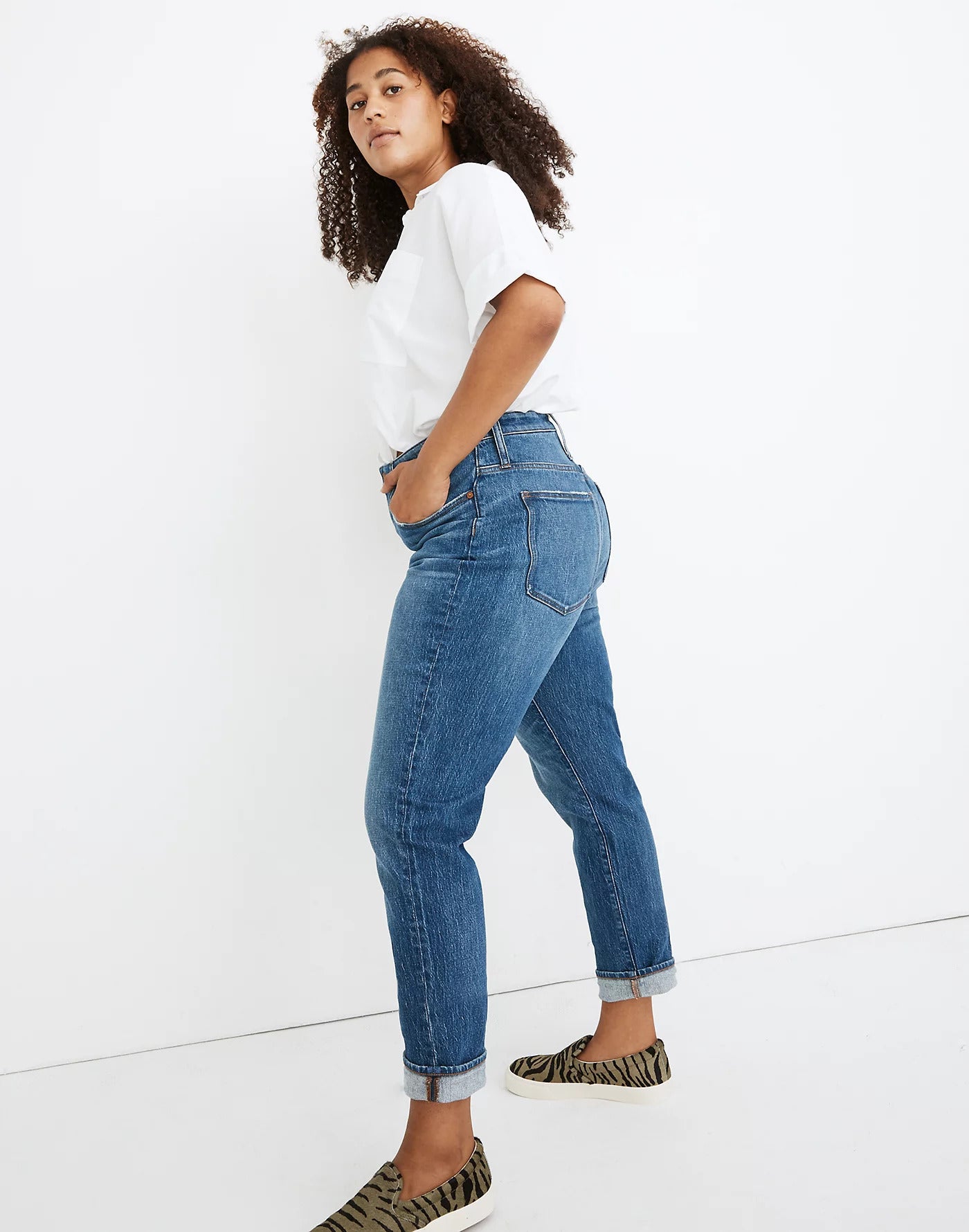 Madewell + The High-Rise Slim Boyjean