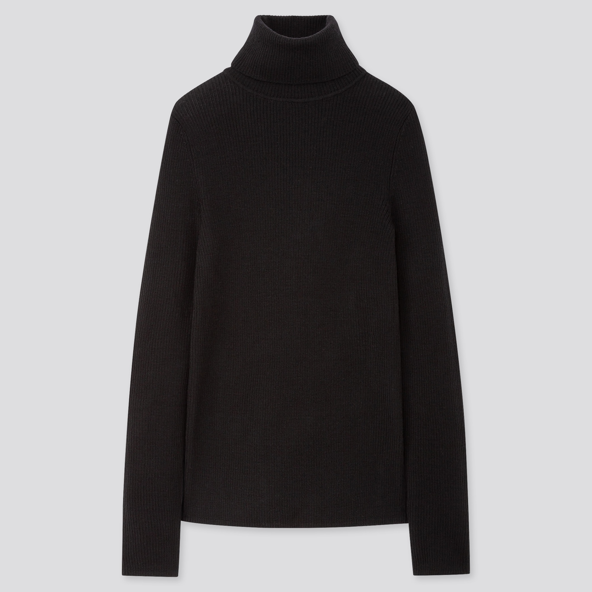 Uniqlo + Extra Fine Merino Ribbed Turtleneck Sweater