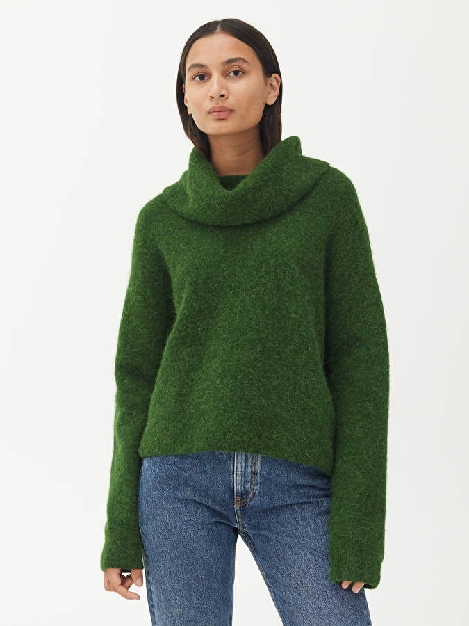 Arket + Cropped Roll-Neck Jumper