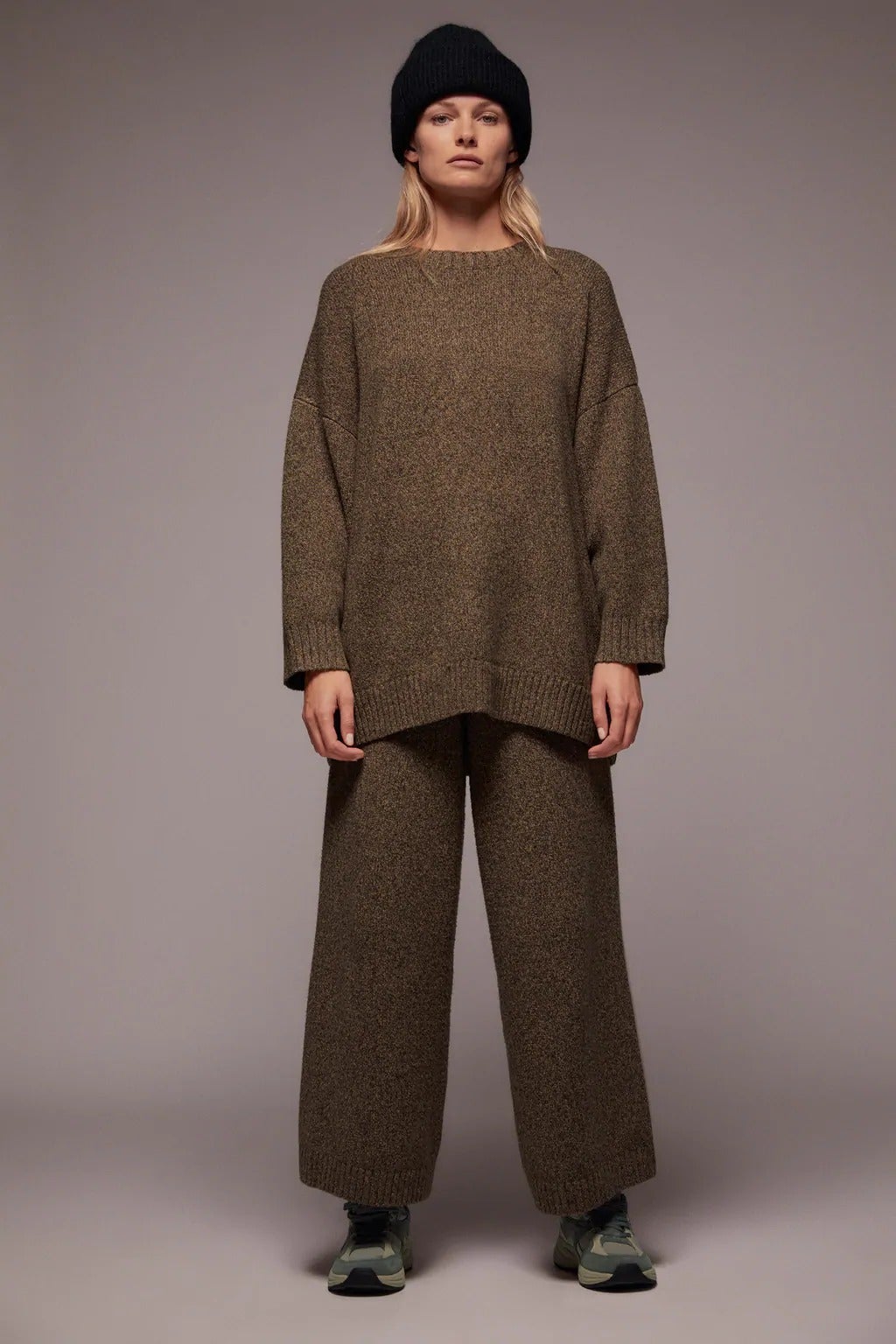 zara khaki jumper