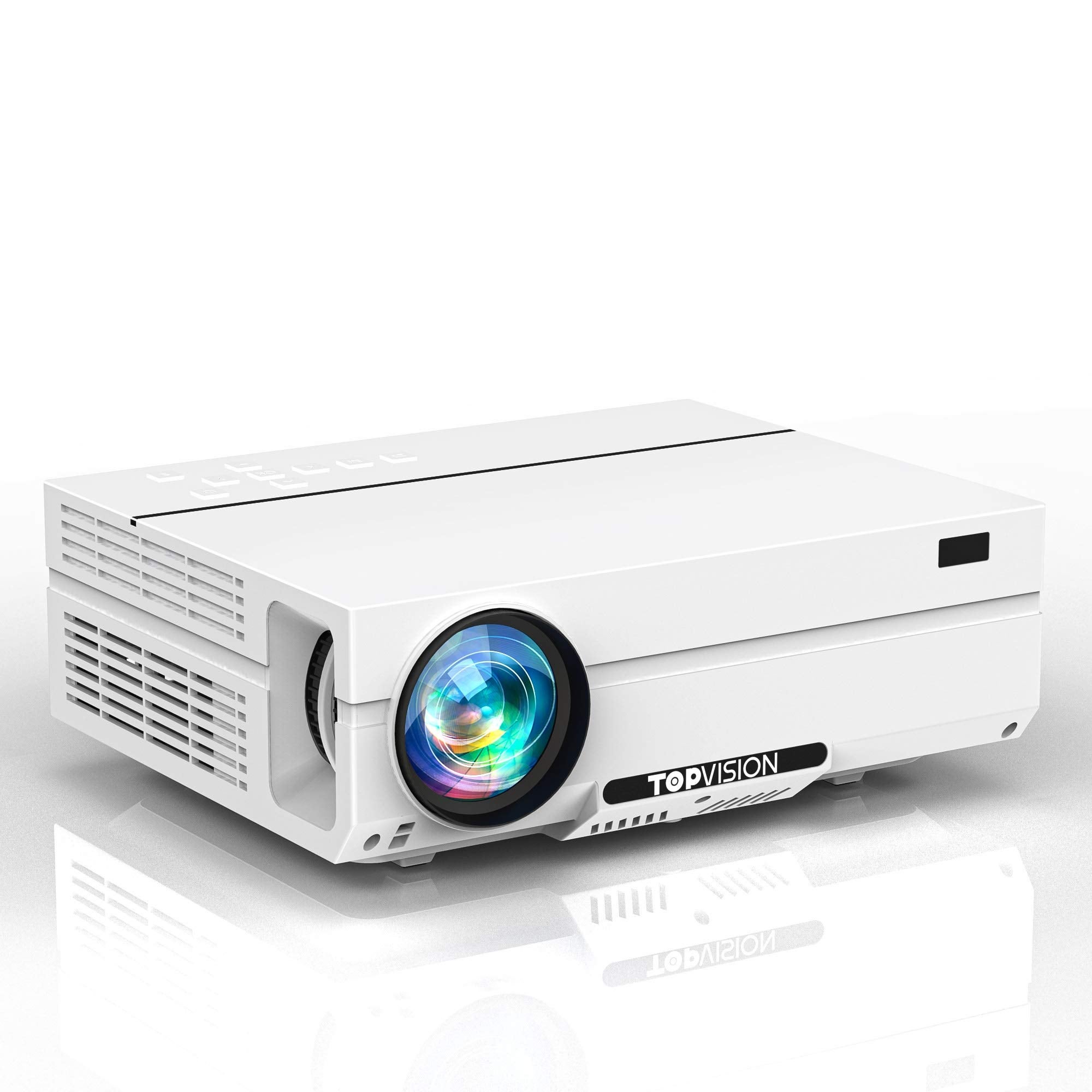 TOPVISION + HD Video Projector with Carrying Case