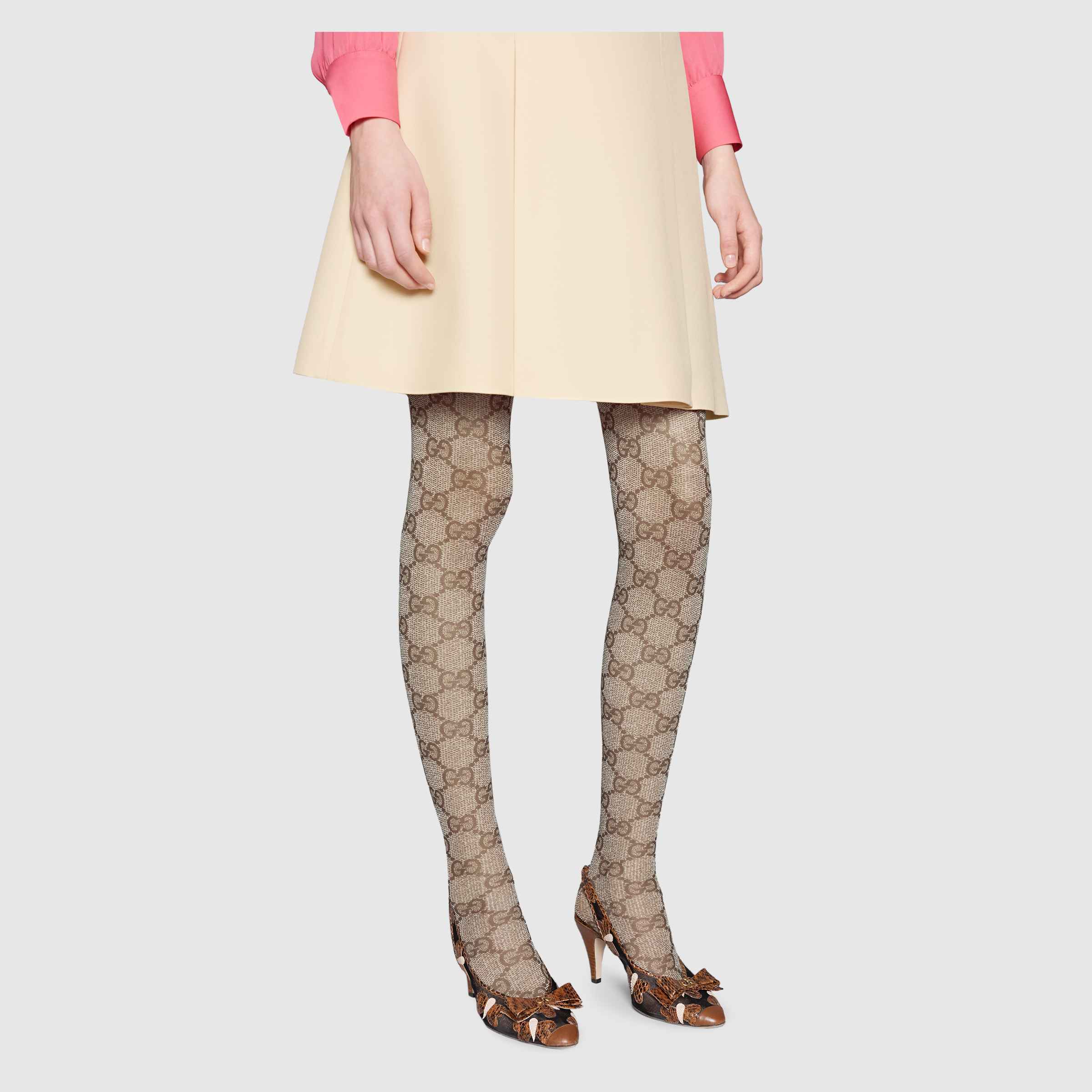 Logo Tights Are Trending: Gucci, Chanel