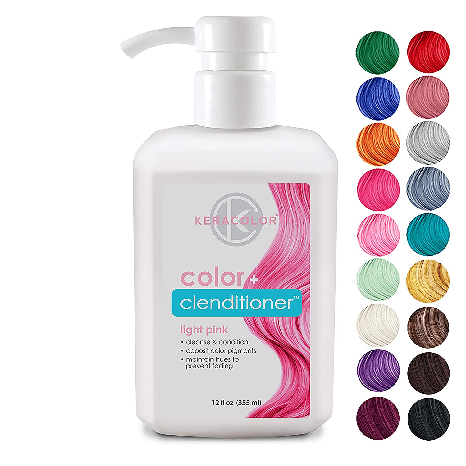 Keracolor + Keracolor Clenditioner Color Depositing Conditioner Colorwash.