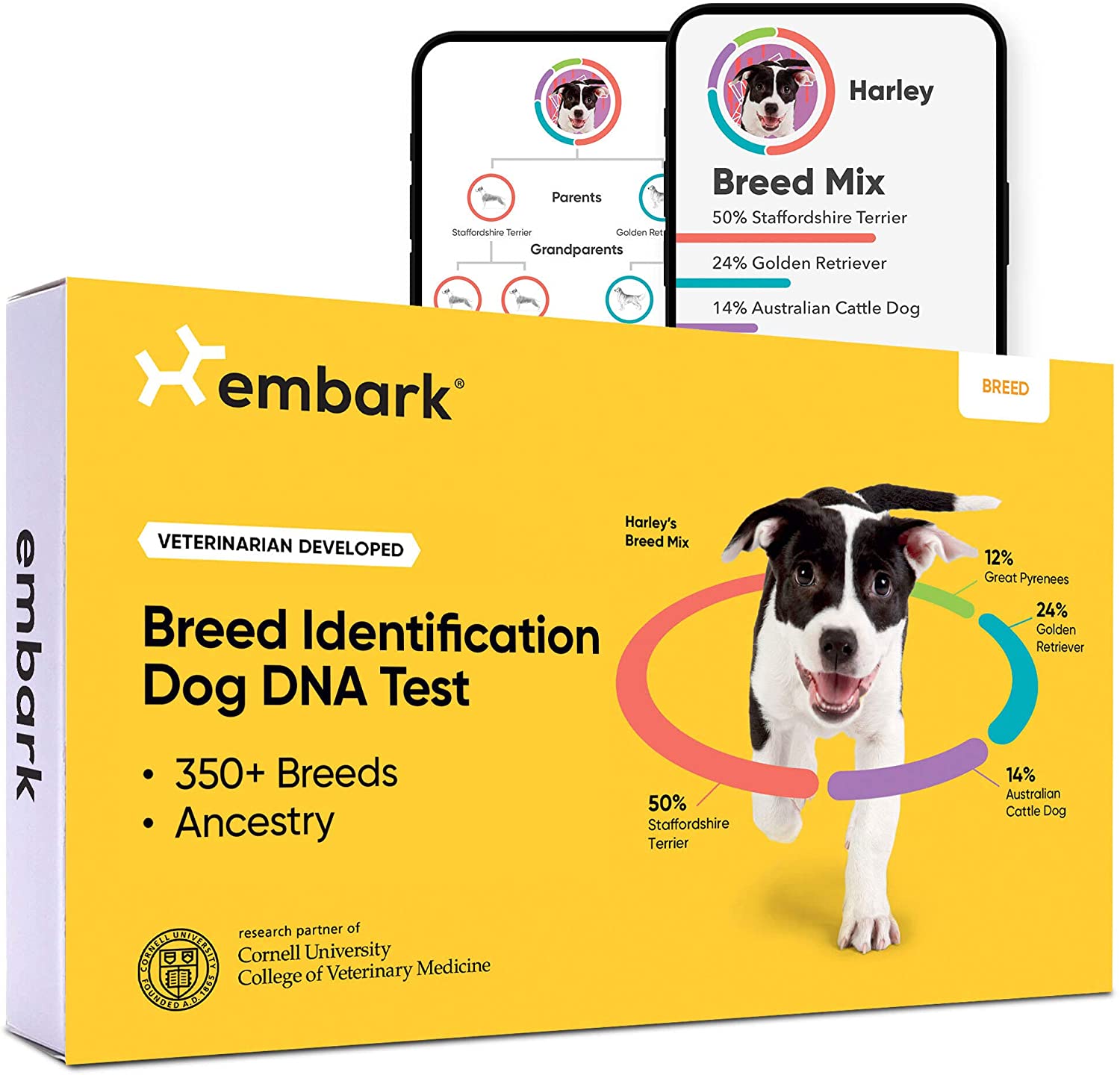 Embark + Dog DNA Test Breed Identification Kit