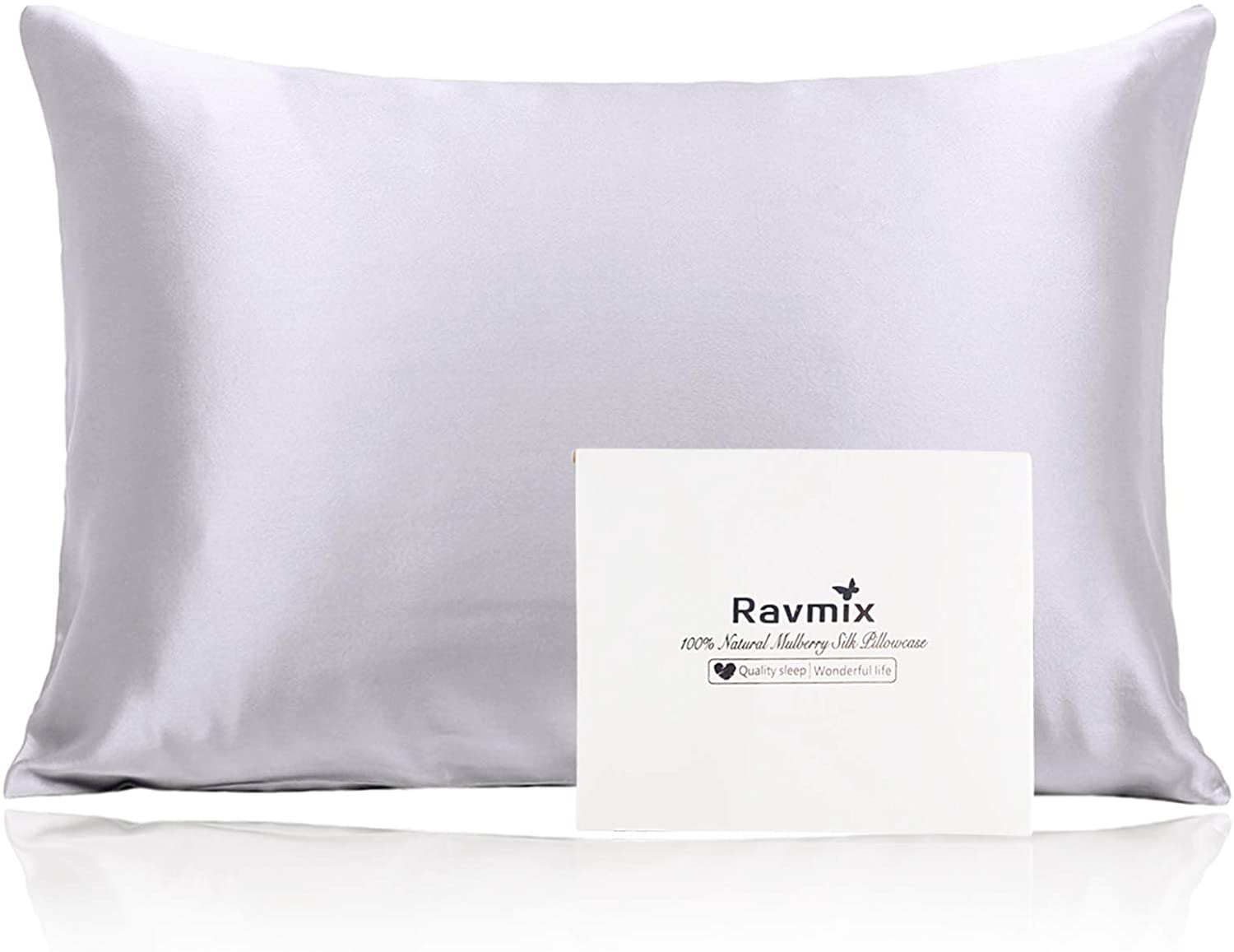 Ravmix + 100 Pure Mulberry Silk Pillowcase