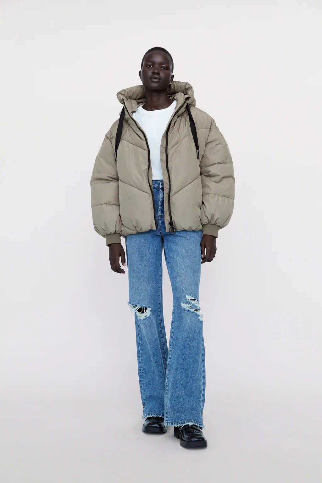 are zara puffer jackets waterproof