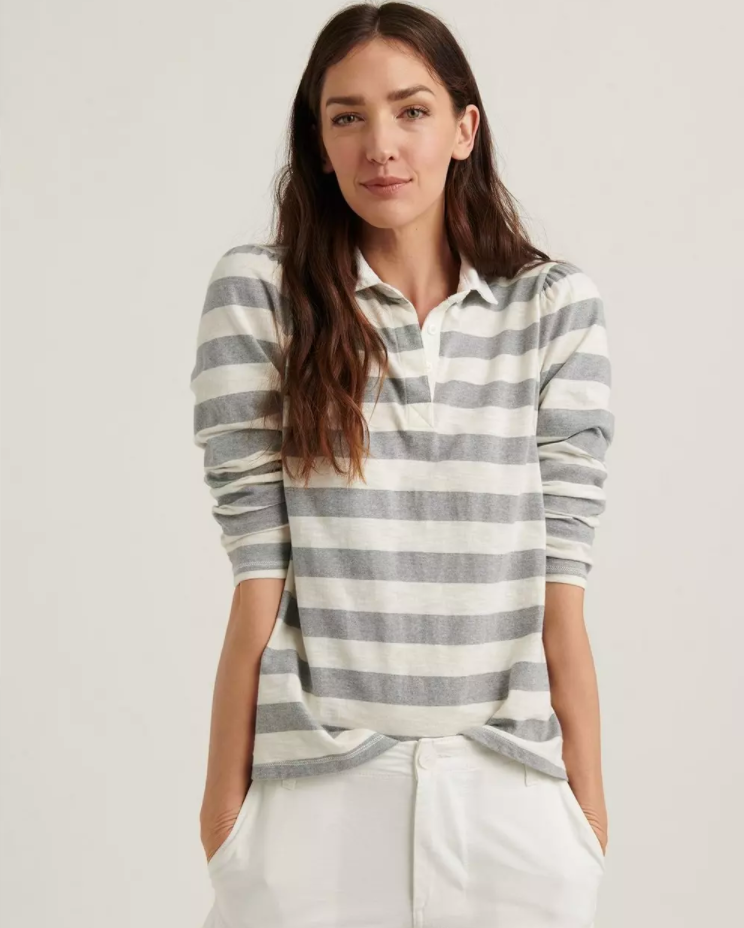 Lucky Brand + Rugby Longsleeve Top