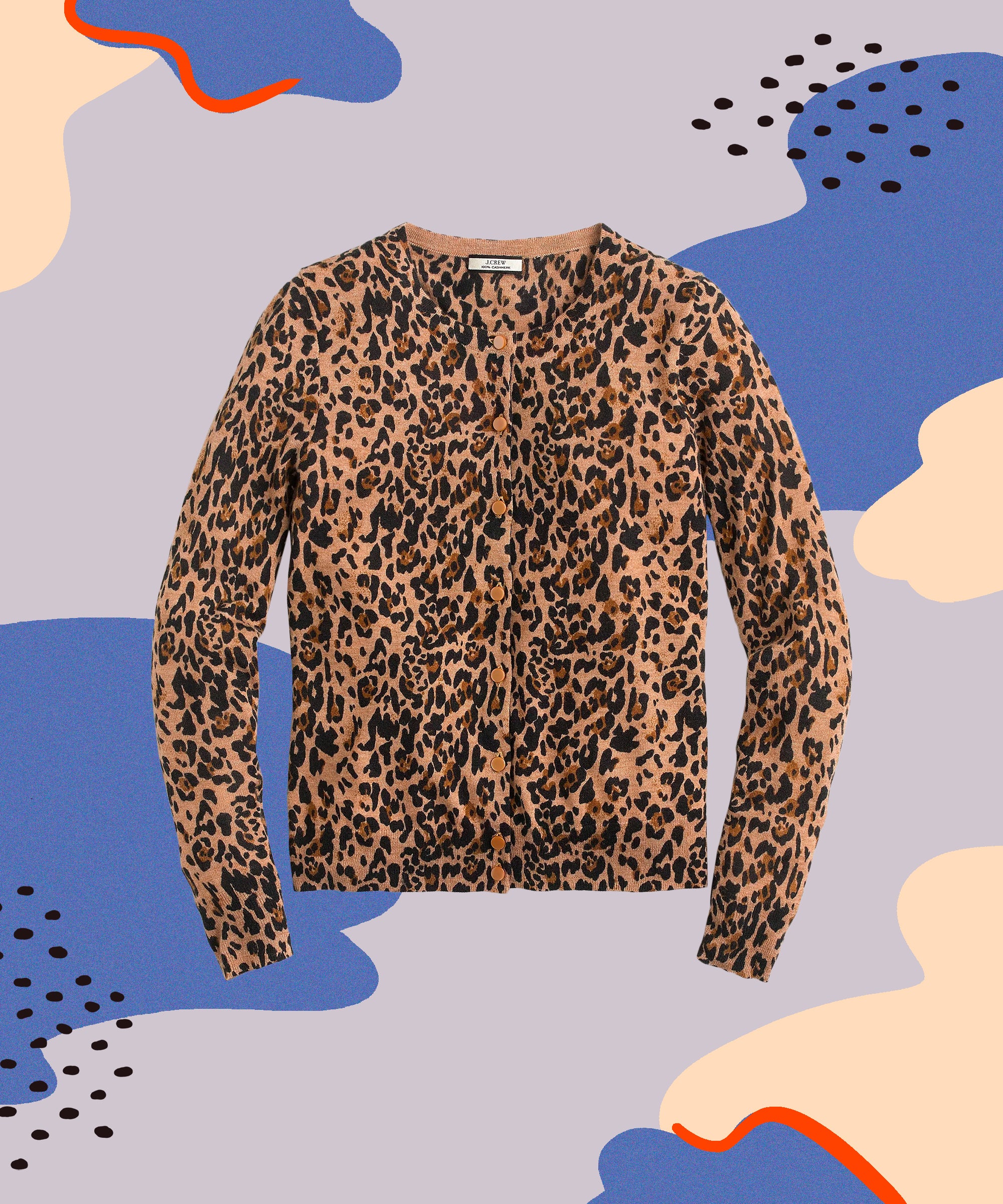 j crew leopard sweatshirt