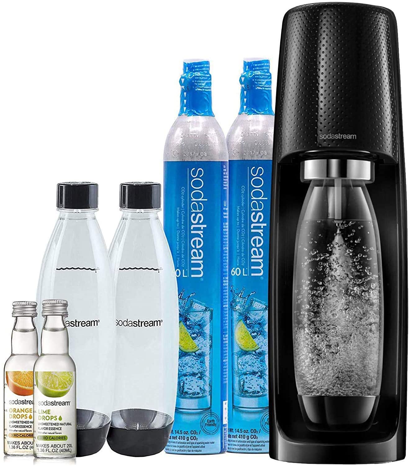 SodaStream + Fizzi Sparkling Water Maker Bundle