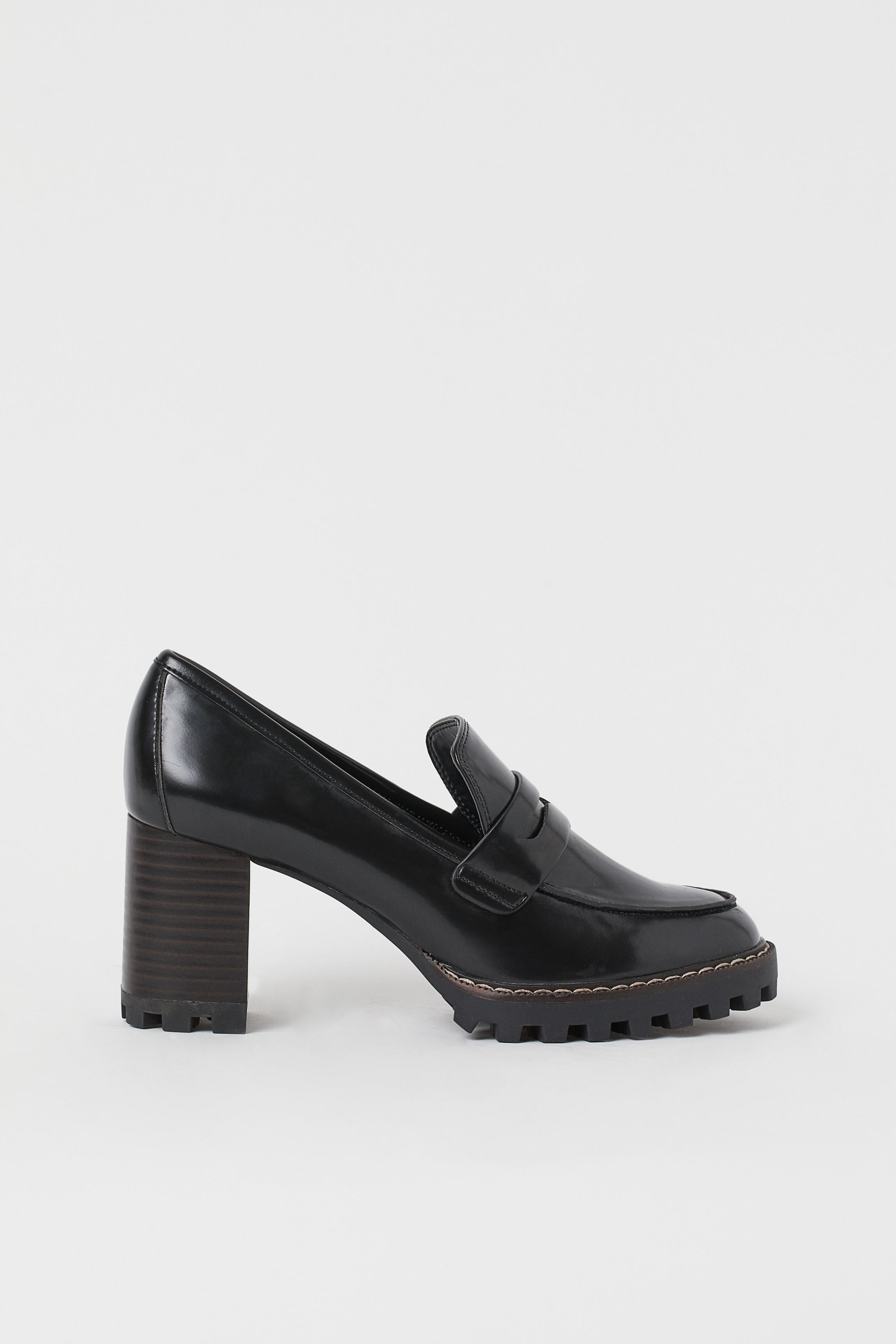 H&M + Block-heel Loafers
