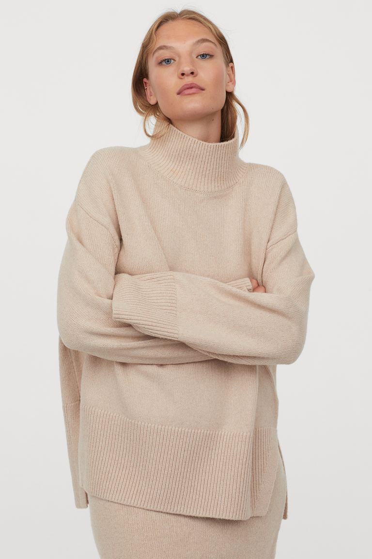 H&M + Knit Turtleneck Sweater