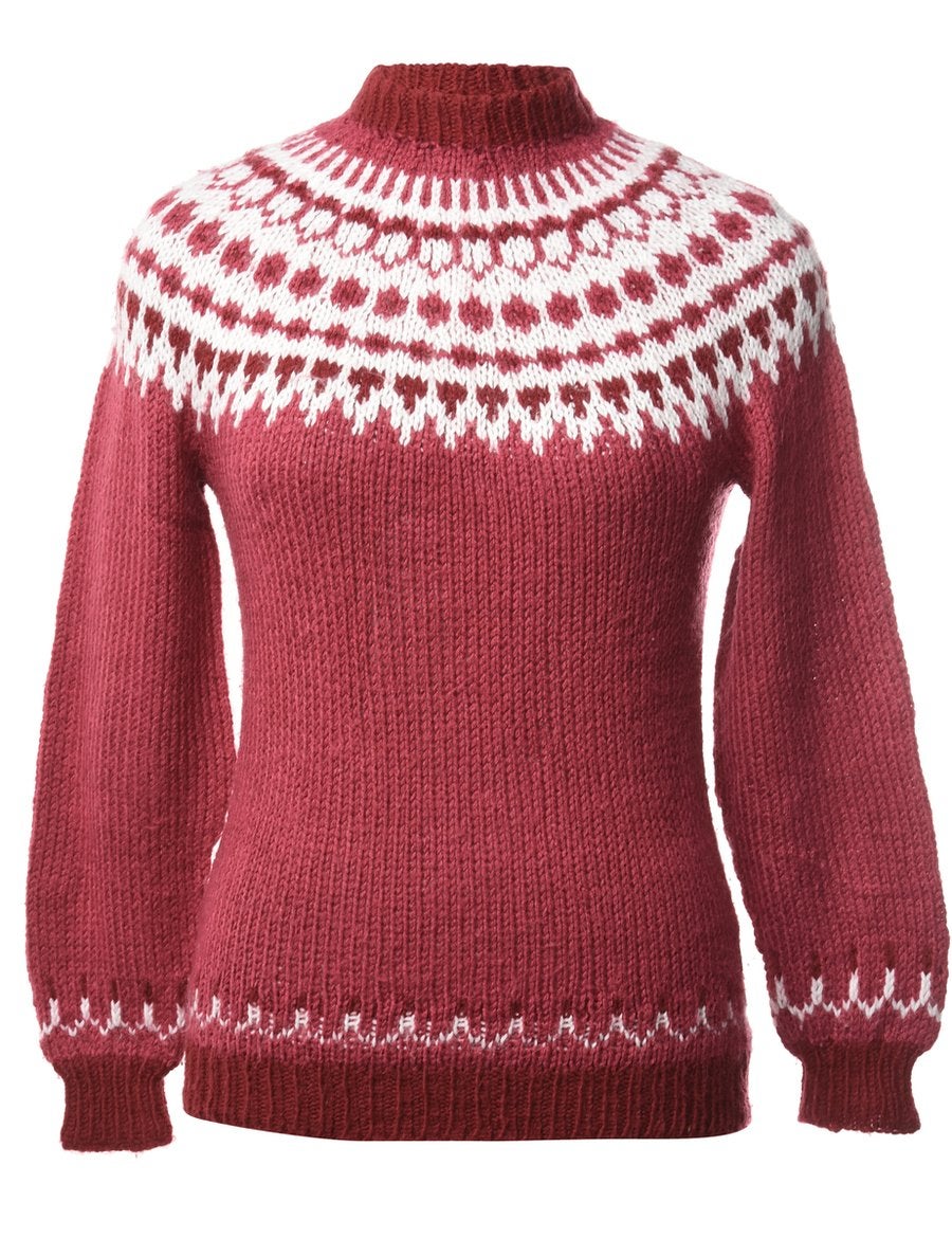 BEYOND RETRO + 1980s Pink Jumper