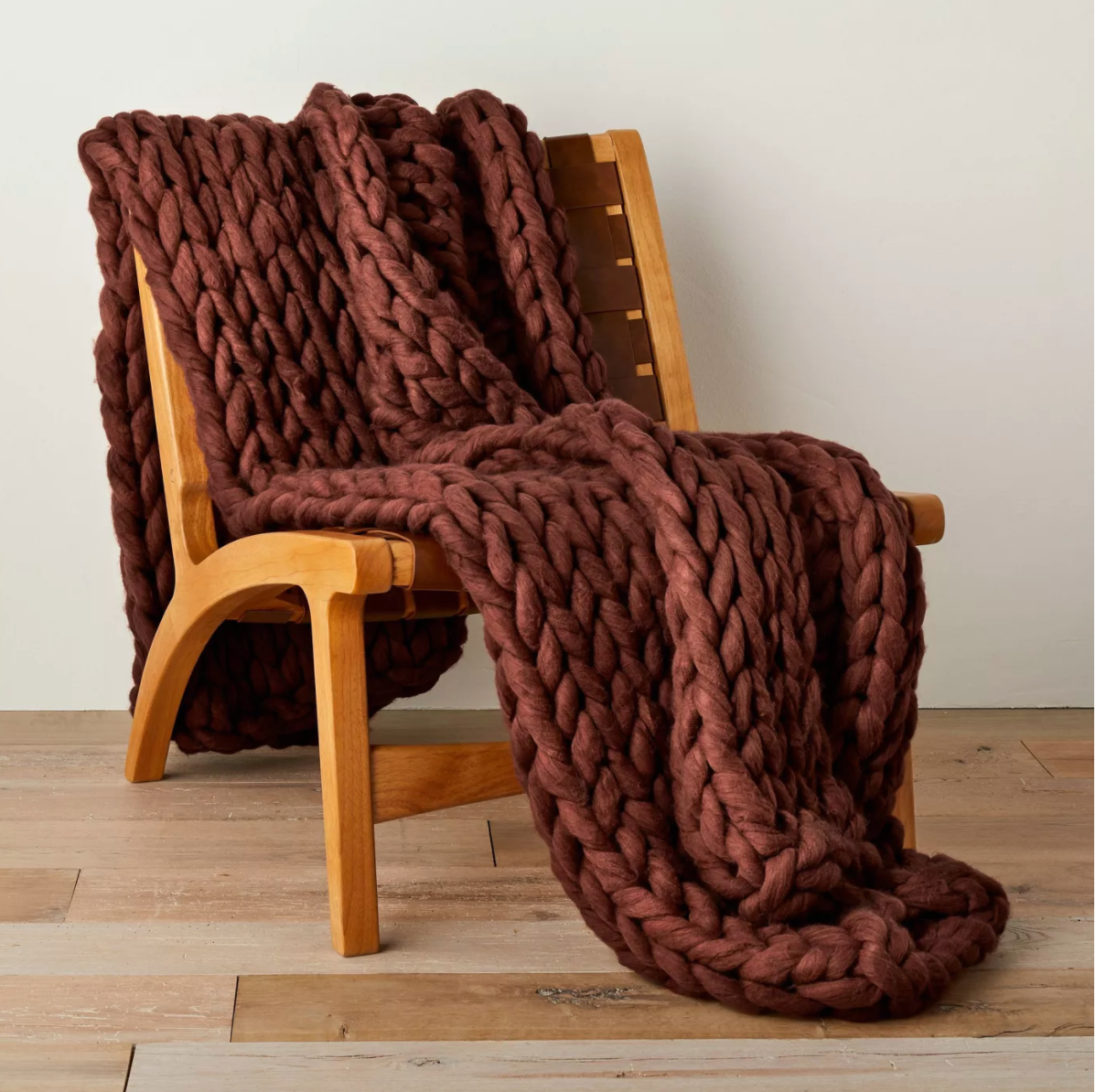 Casaluna Oversized Chunky Knit Throw Blanket