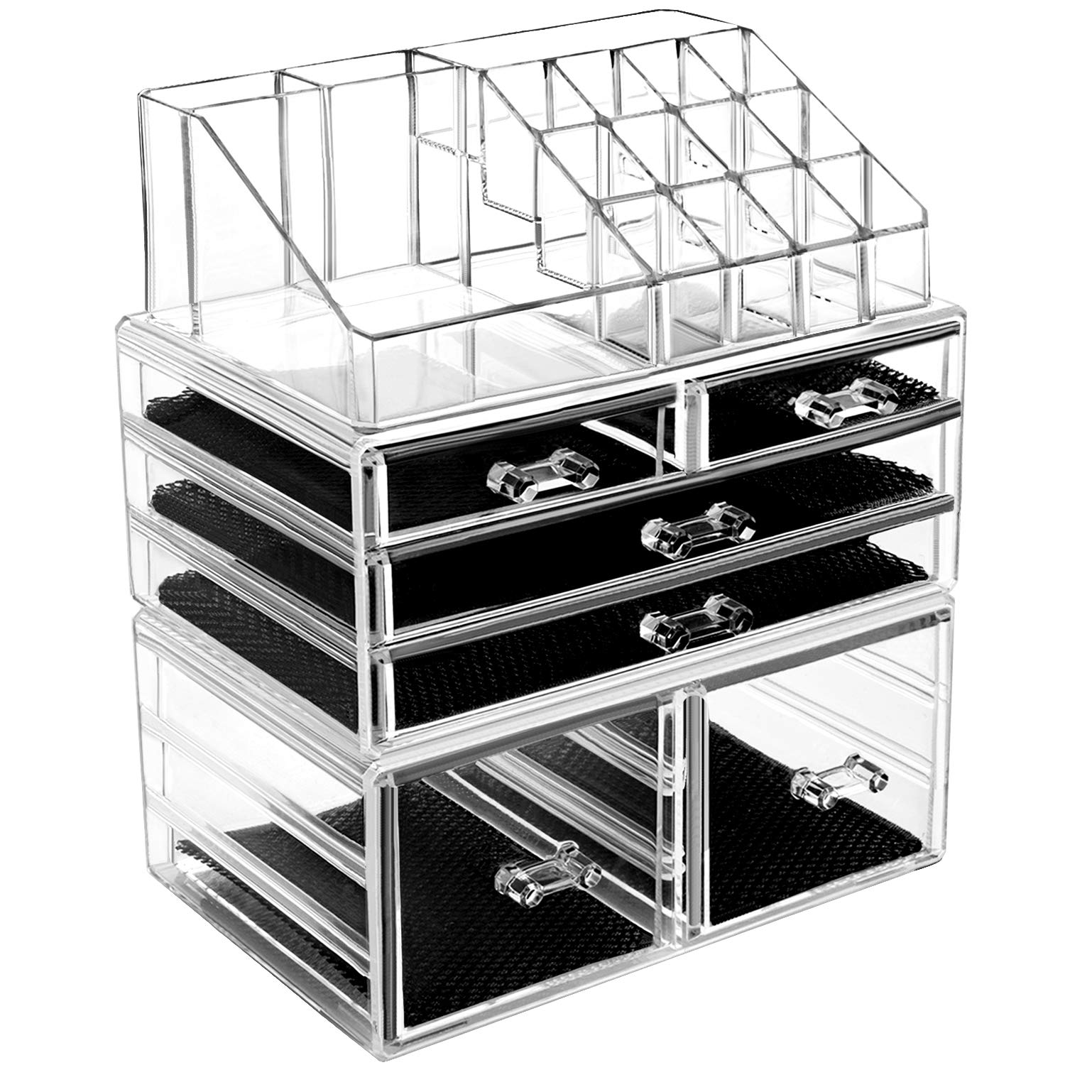 hblife + Clear Makeup Organizer