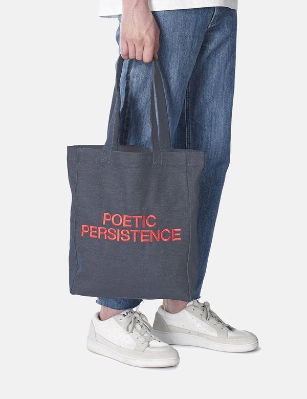 A.P.C + Poetic Persistence Indigo Denim Tote Bag
