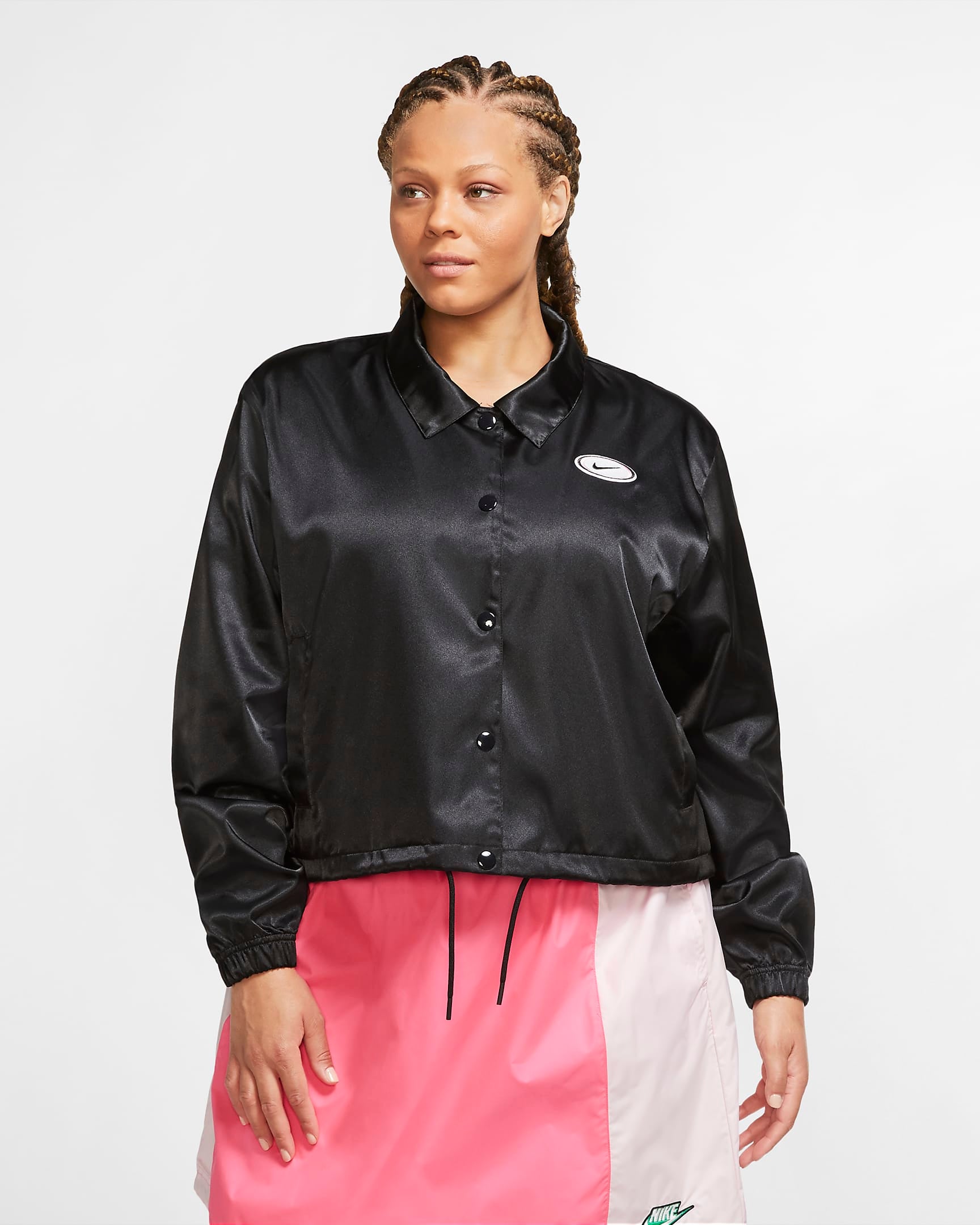 nike satin jacket