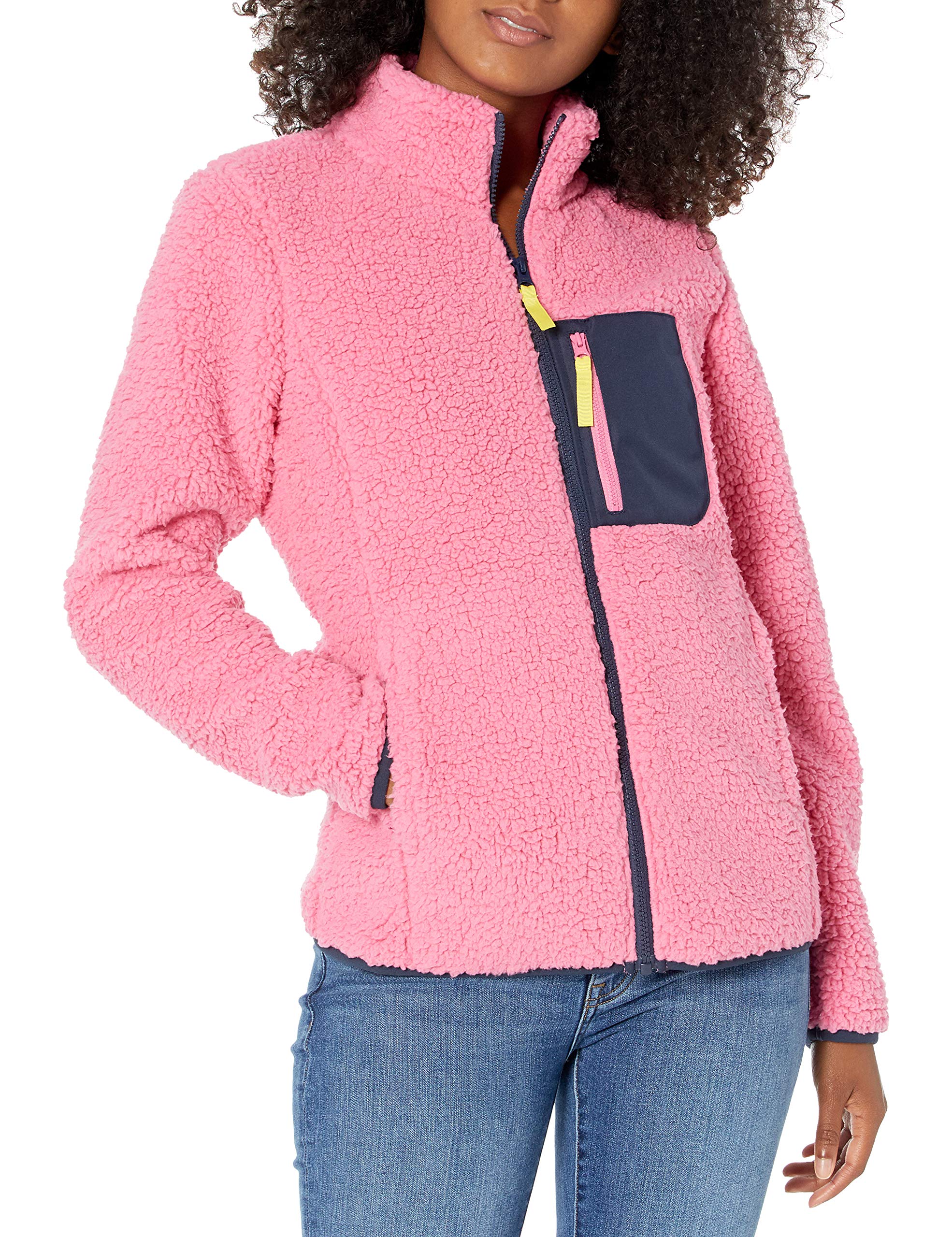 abercrombie full zip sherpa jacket