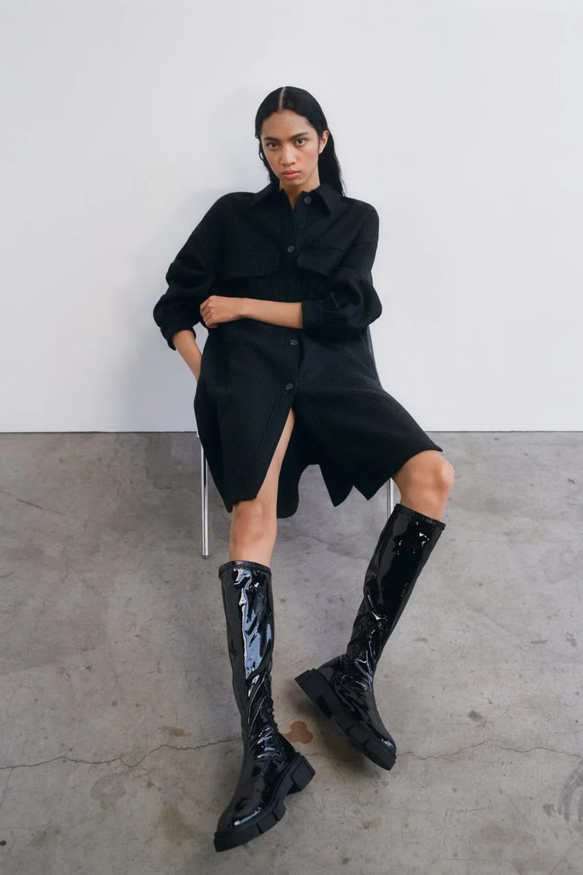 Ботфорты Zara 2020