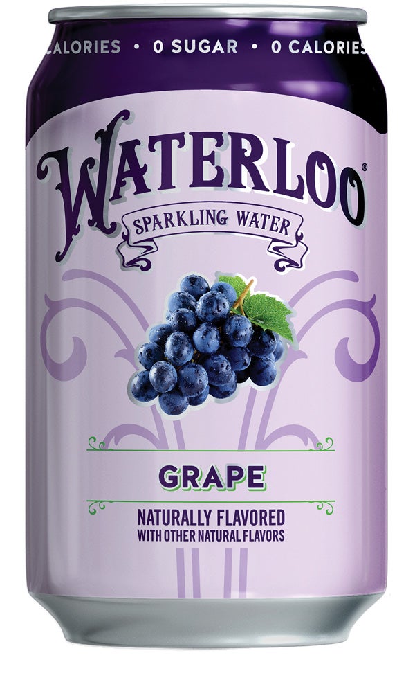 Waterloo Sparkling Water + Waterloo Grape Sparkling Water