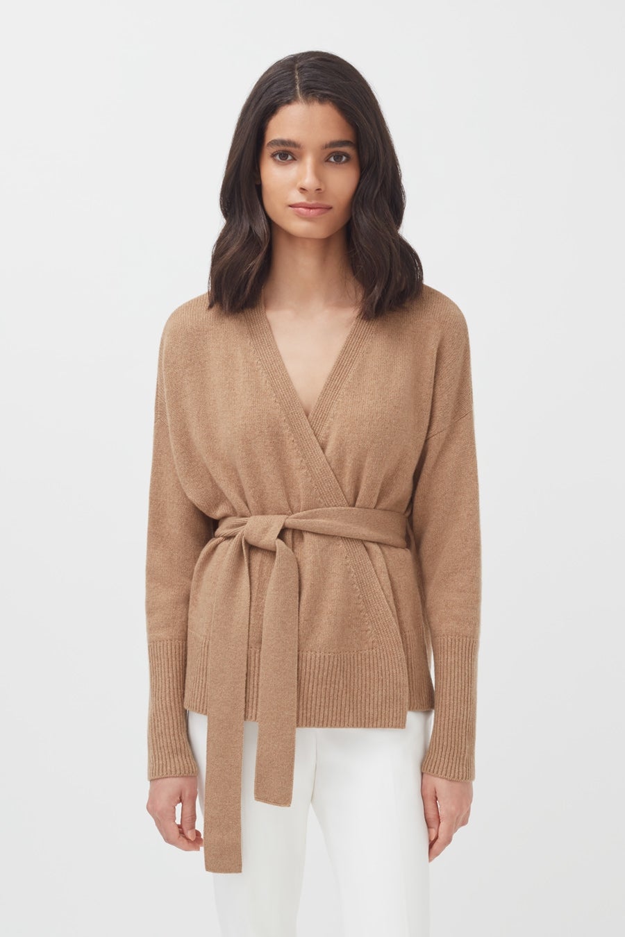 Cashmere cardigan cheap wrap