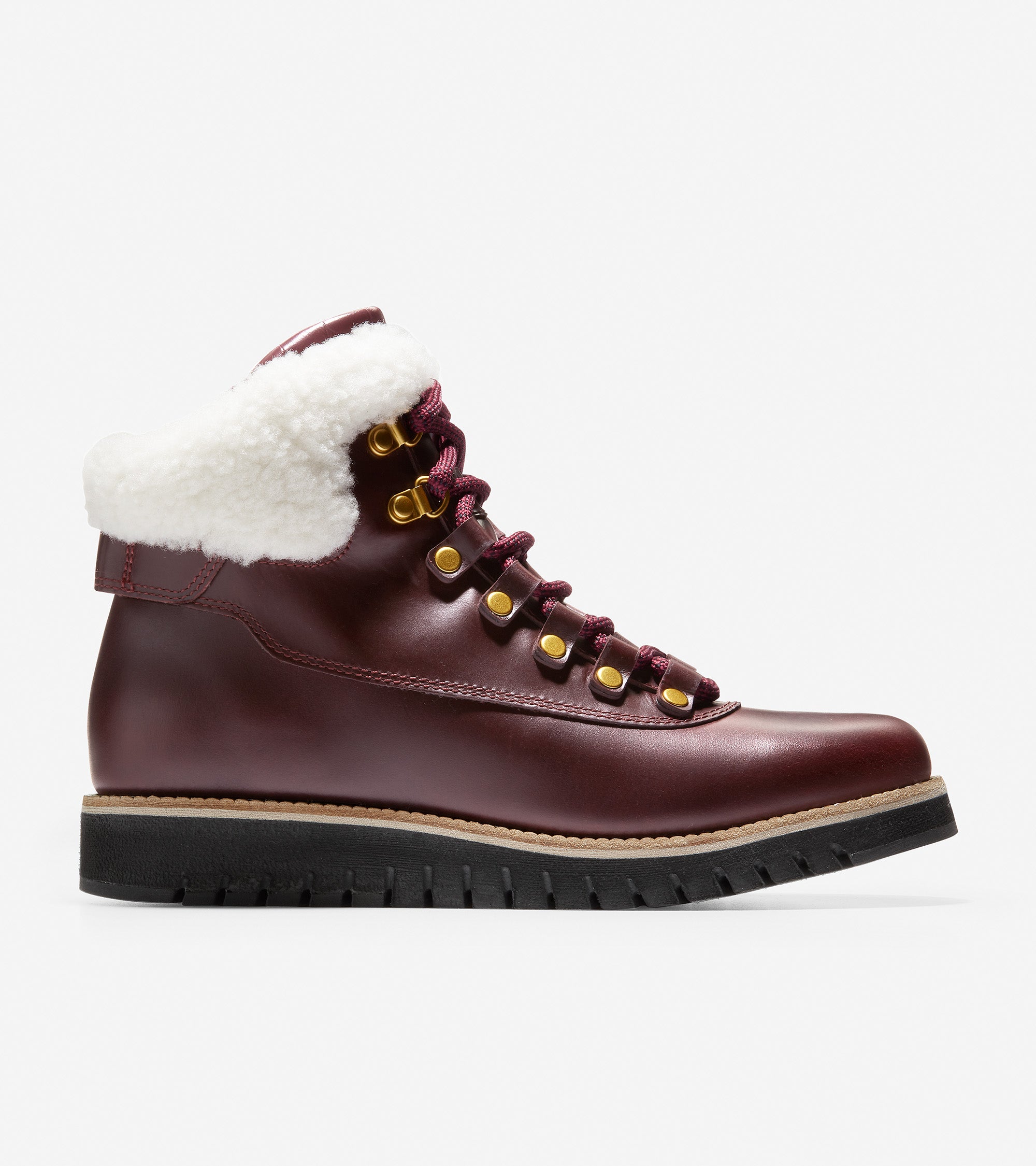 cole haan zerøgrand waterproof genuine shearling explore hiker boot