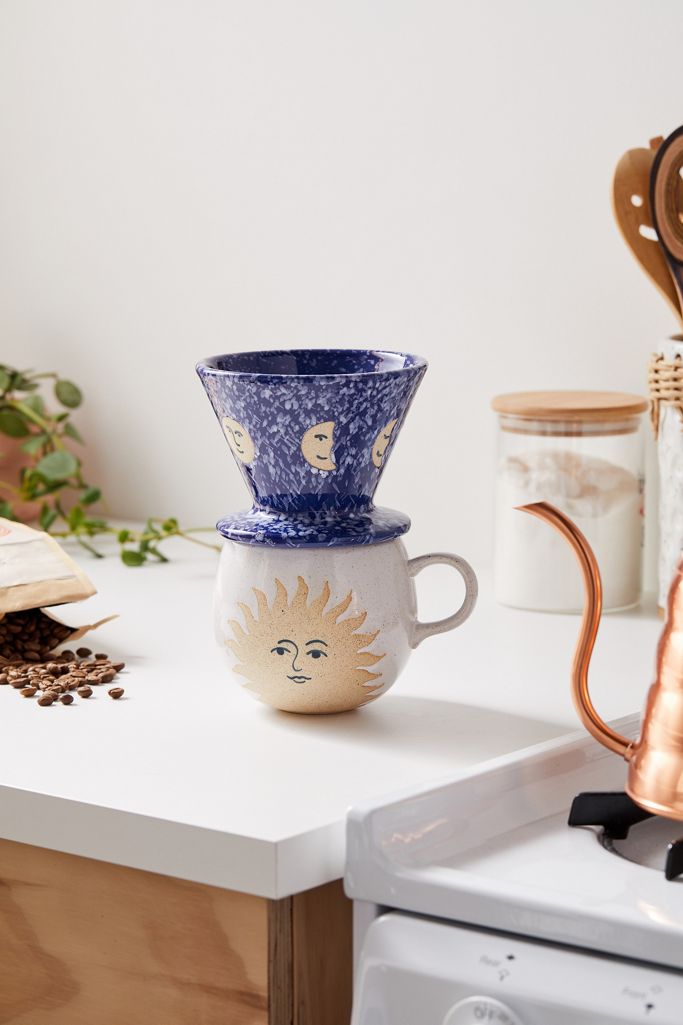 Handmade Ceramic Pour Over Coffee Set – AMĒNAH