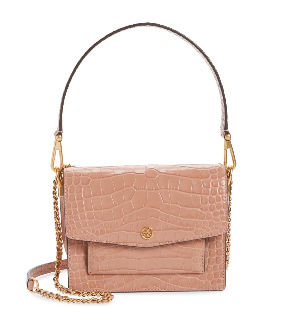 Tory burch robinson 2024 embossed