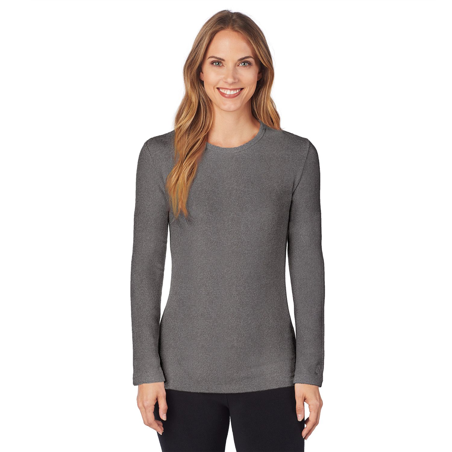 Cuddl Duds + Women’s Cuddl Duds® Fleece Wear Long Sleeve Crewneck Top