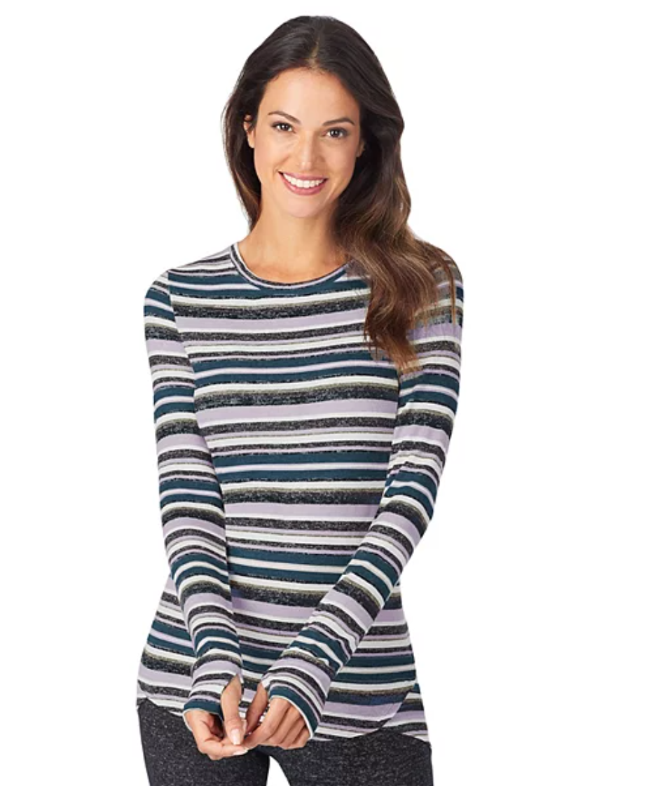 Cuddl Duds + Women’s Cuddl Duds® Soft Knit Crewneck Top