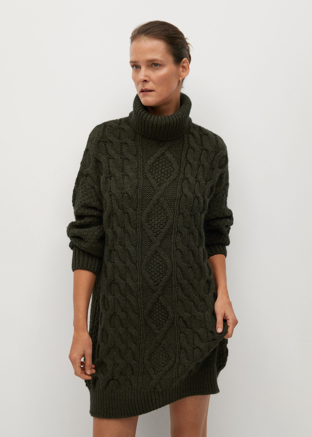 mango turtleneck dress