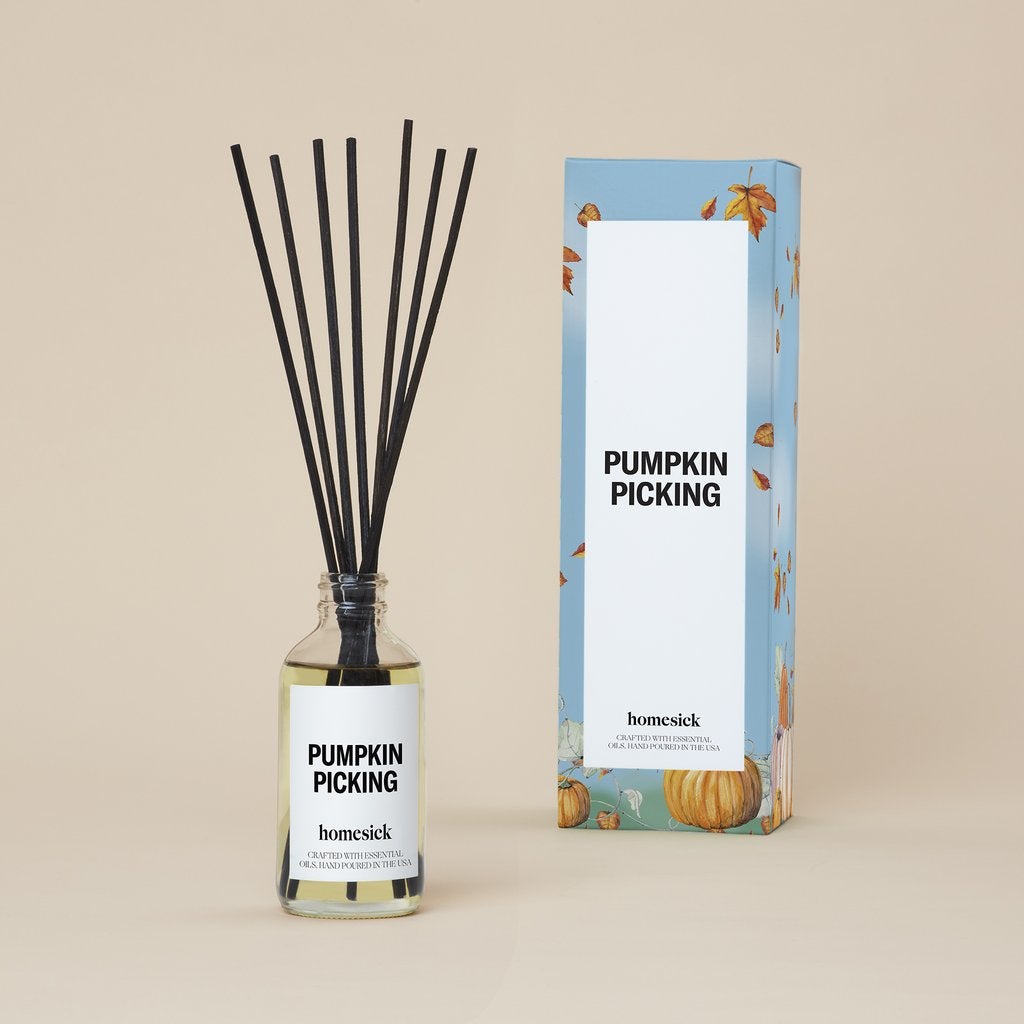 Homesick Candles + Pumpkin Picking Reed Diffuser