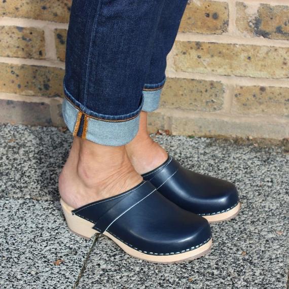 LottaFromStockholm + Swedish Clogs Sweden Classic Blue PU Leather by ...