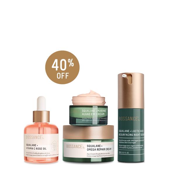 Biossance + Moisturizing Dry Skin Basics Set