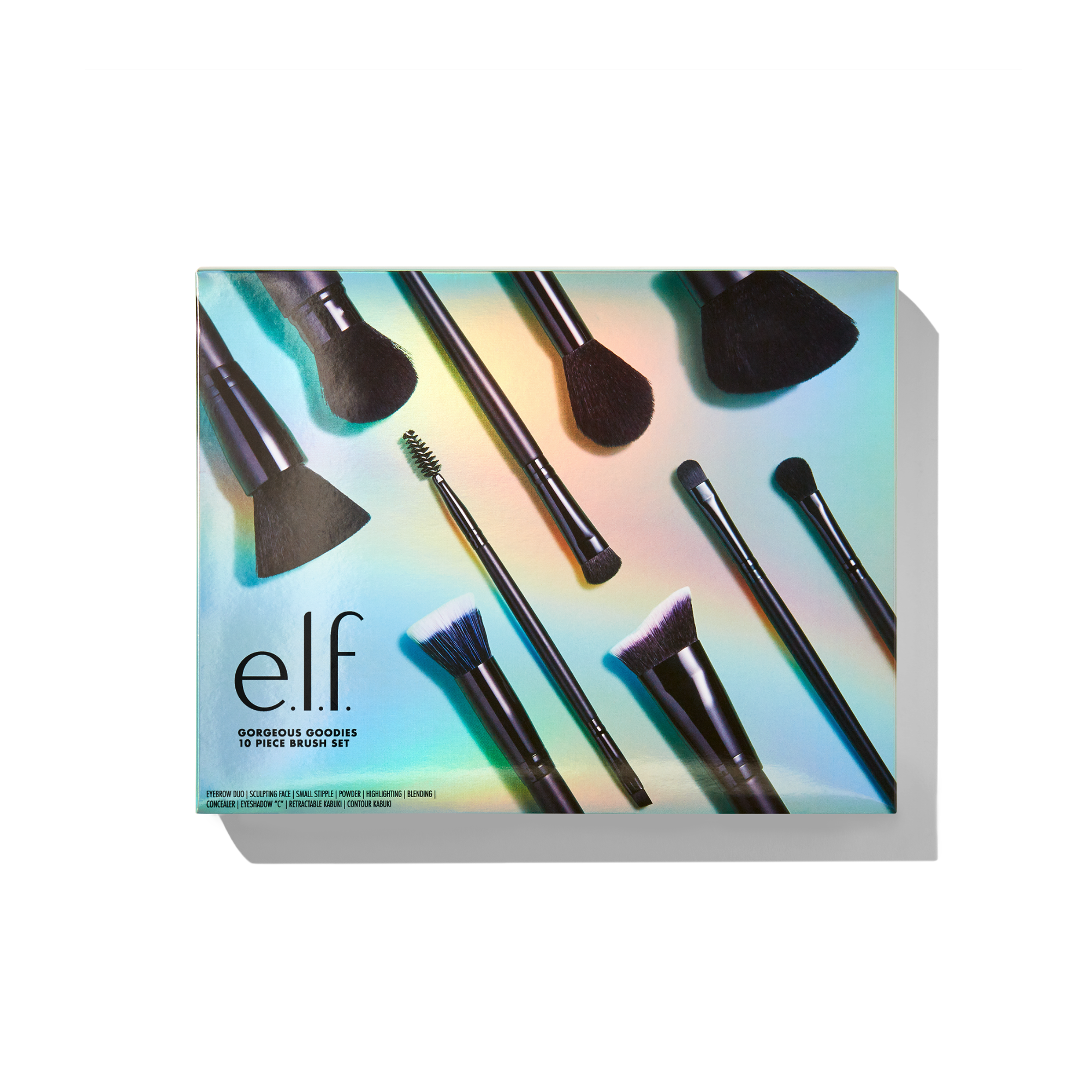 ELF Cosmetics + Goodies 10 Piece Brush Set