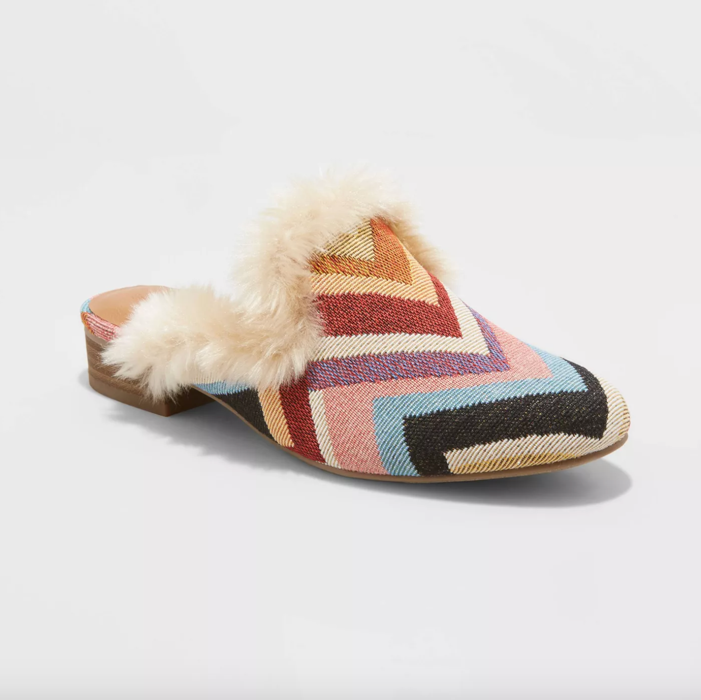 Womens fur hotsell lined mules