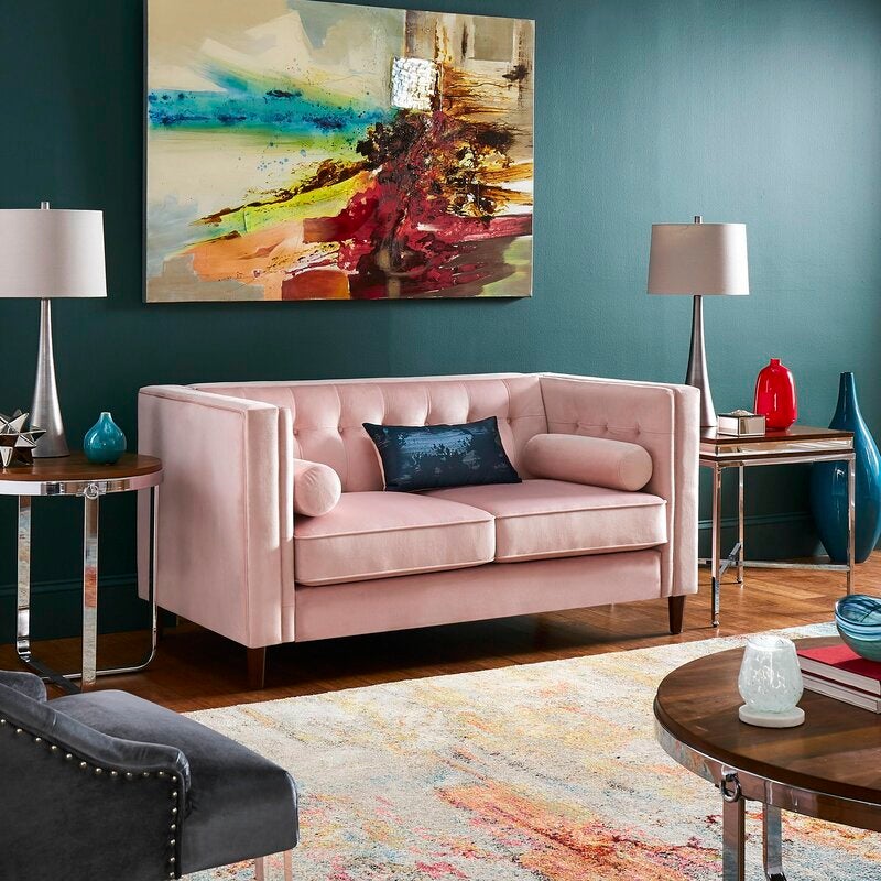 Joss and deals main velvet sofa