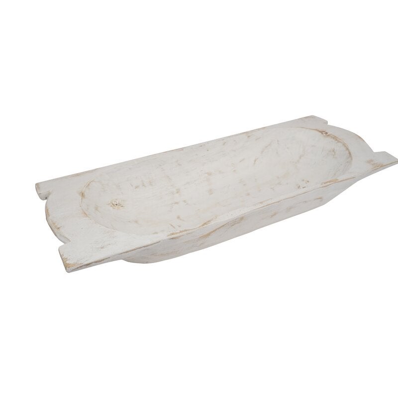 Joss & Main + Cultrera Wood Rectangle Decorative Bowl