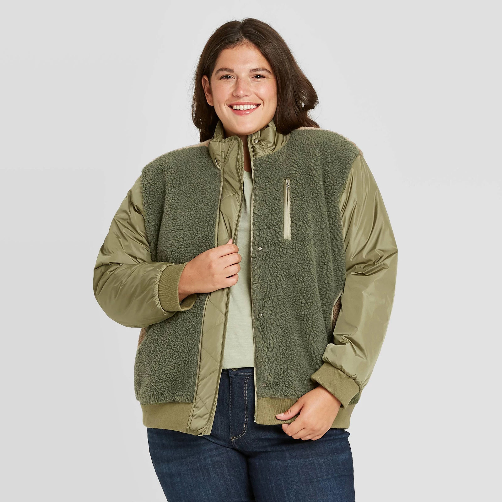 universal thread sherpa jacket