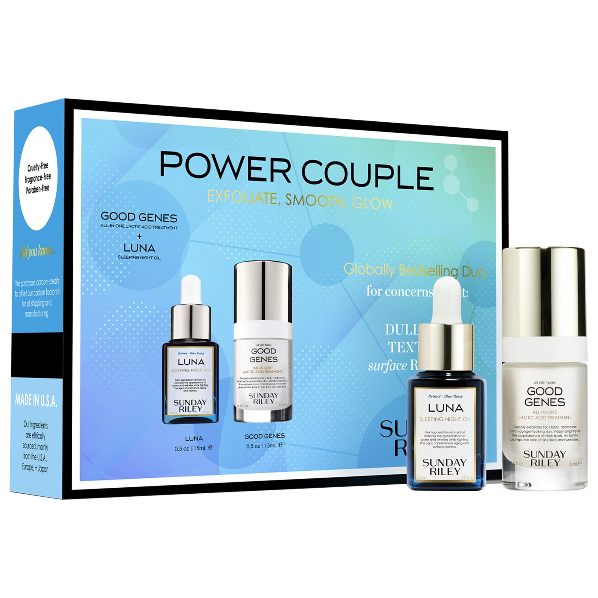 Sunday riley the shop power couple