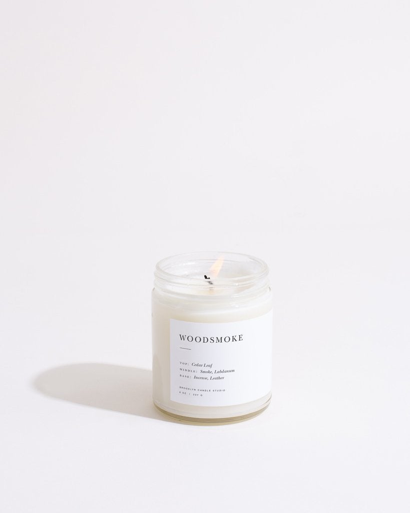 Brooklyn Candle Studio + Woodsmoke Minimalist Candle