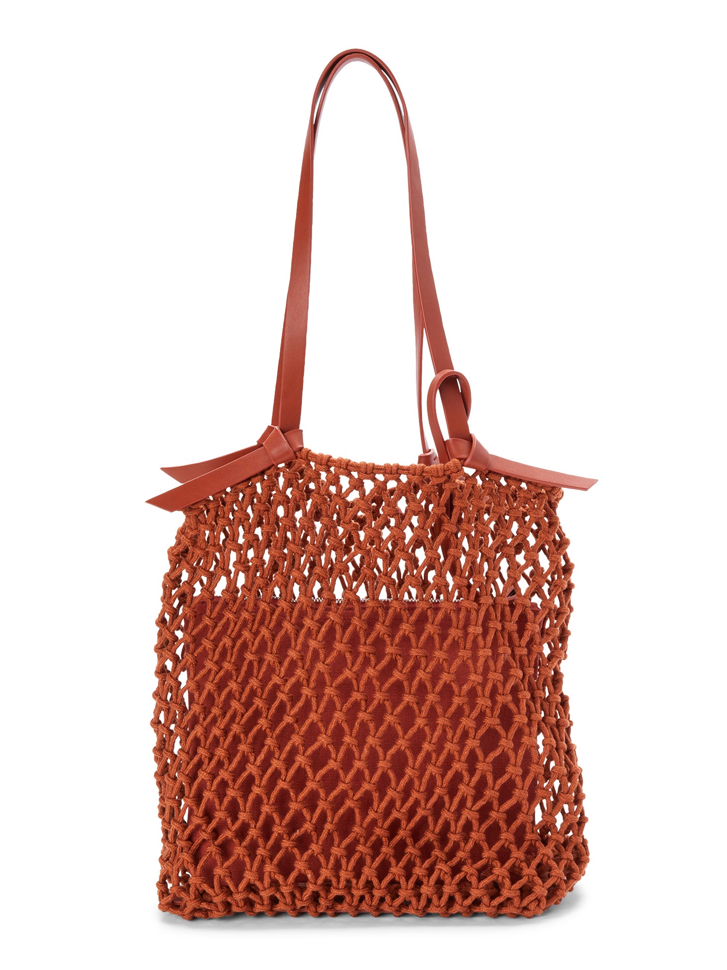 Scoop + Macrame Tote Bag