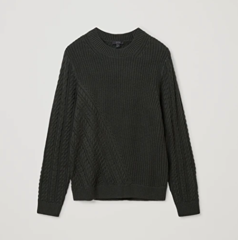 COS + Cable Knit Jumper