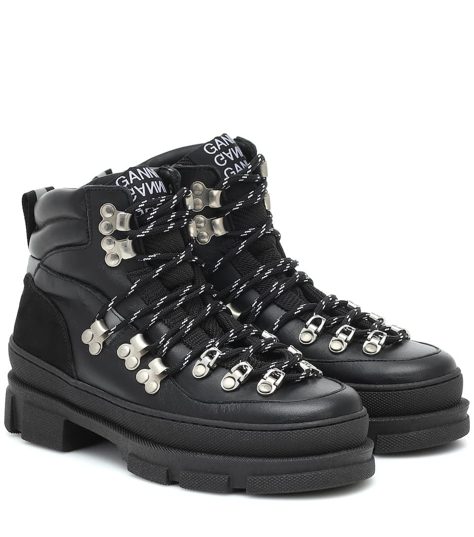 ganni sporty hiking boots